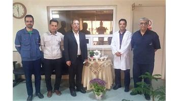 گزارش تصویری//  بازدید نوروزی دکتر رحیم معصومی از مراکز درمانی صنعت نفت منطقه
