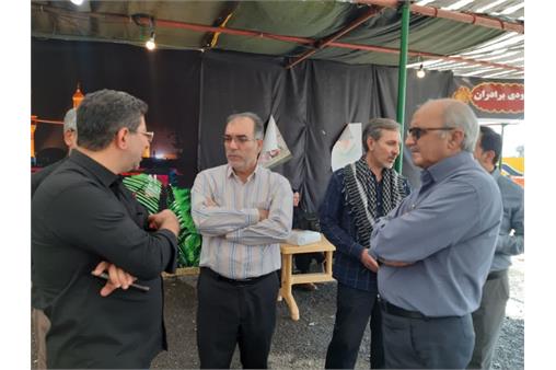 بازدید دکترمعصومی از موکب 5