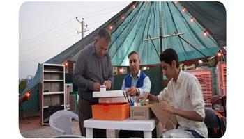 گزارش تصویری//خدمات رسانی بهداشت و درمان مرکزی و لرستان به زائرین کربلا