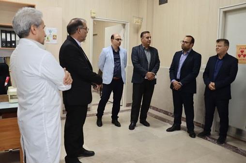 ارزیابی خدمات درمانی در بازدید دکتر نظری از بهداشت و درمان صنعت نفت مرکزی و لرستان