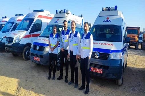 مانور ترکیبی مدیریت بحران با مشارکت بهداشت و درمان صنعت نفت مرکزی و لرستان